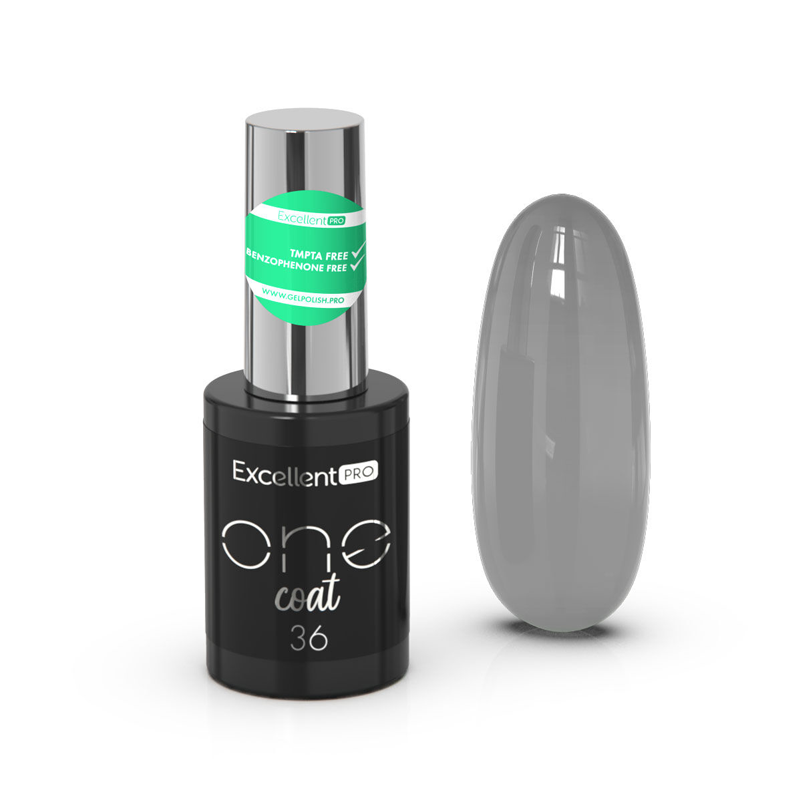 Gel lak One Coat 36 – šedý 11g
