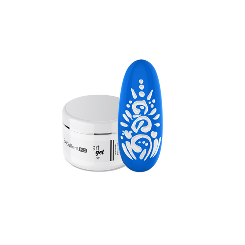 ART GEL MASTER EDITION 001, WHITE - 5ml
