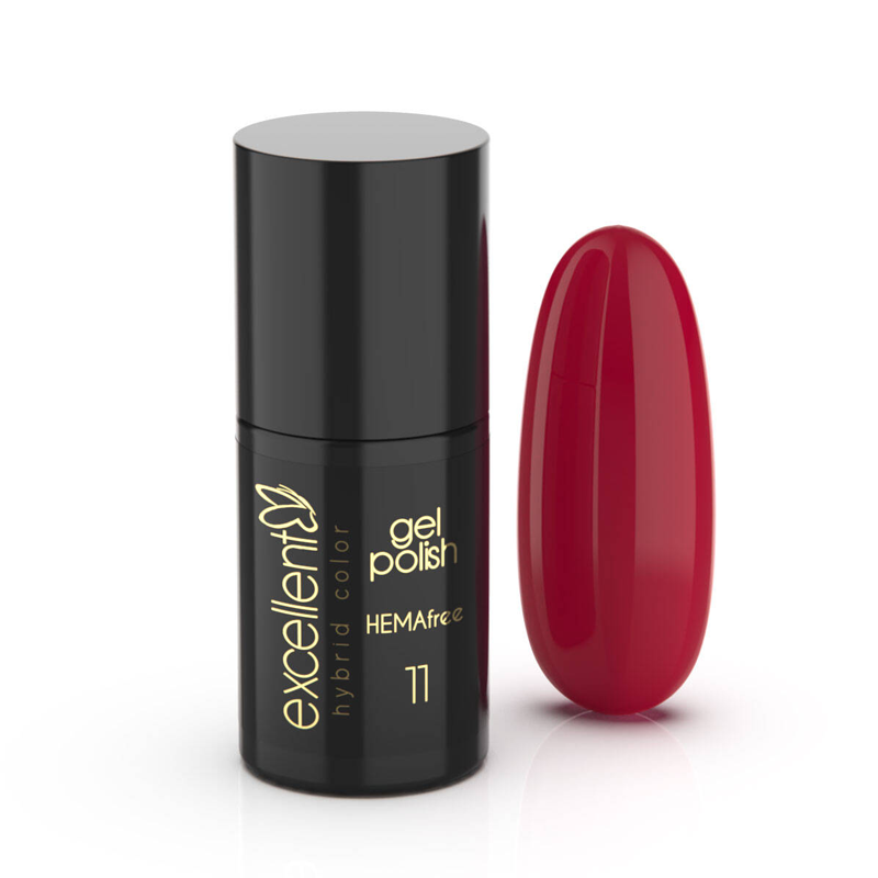 Gel lak 11 – tmavě červený 5ml