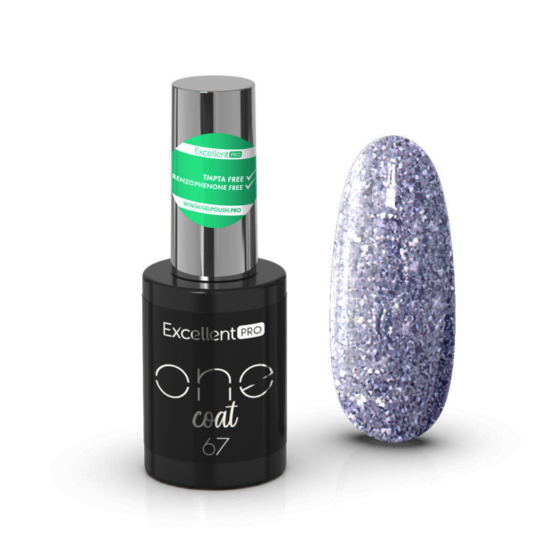 Gel lak One Coat Flash 67 – modrý 11g