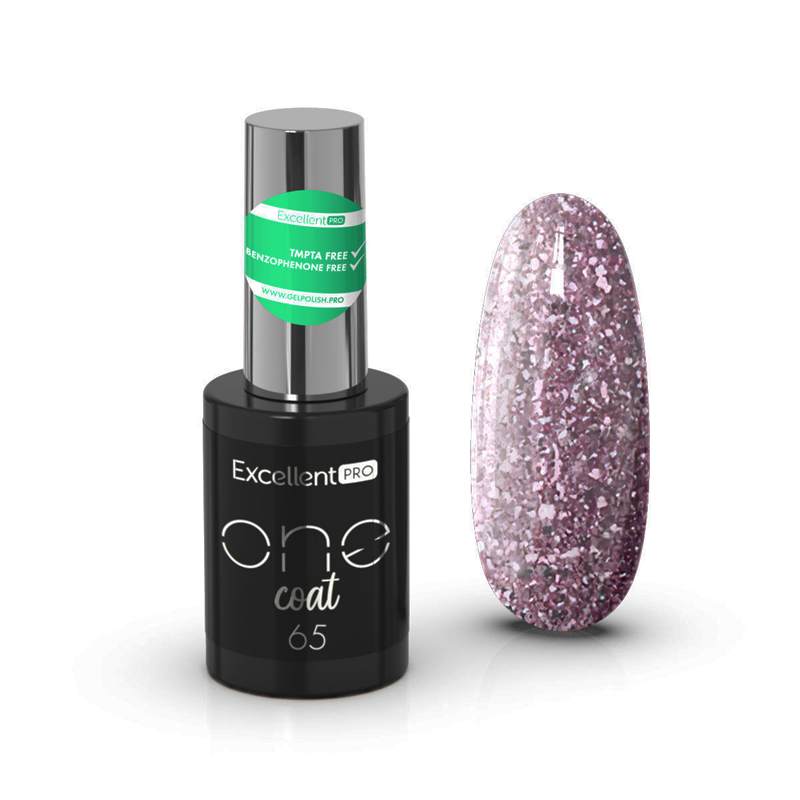 Gel lak One Coat Flash 65 – růžový 11g