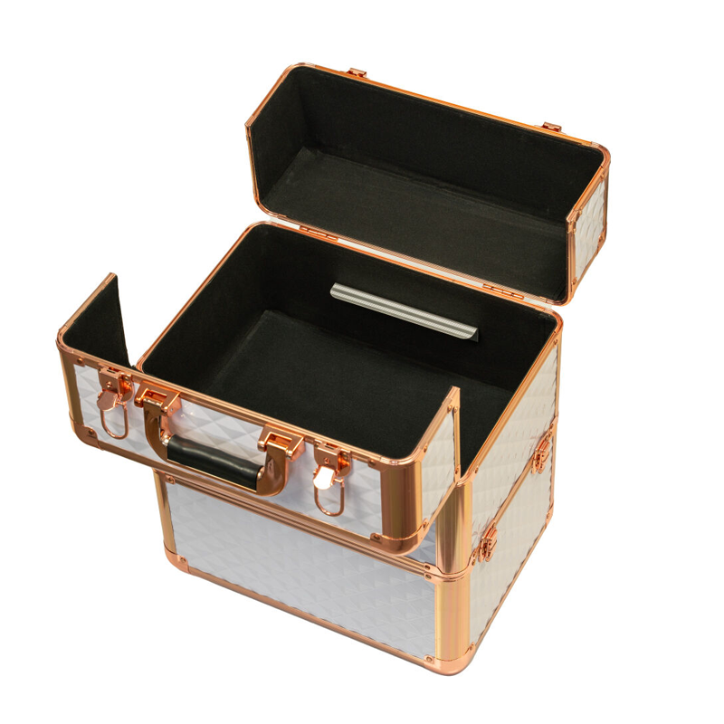 KOSMETICKÝ KUFR XXL - ROSE GOLD, EXCELLENT PRO