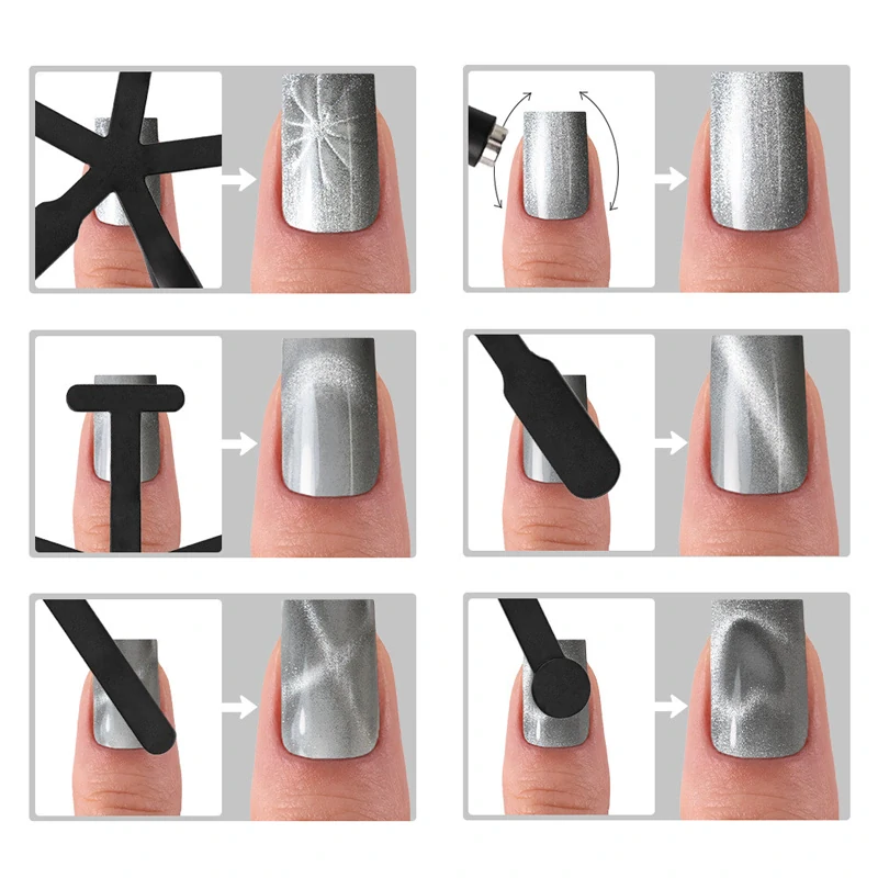 Gel lak Cat Eye 232 – červený 8g