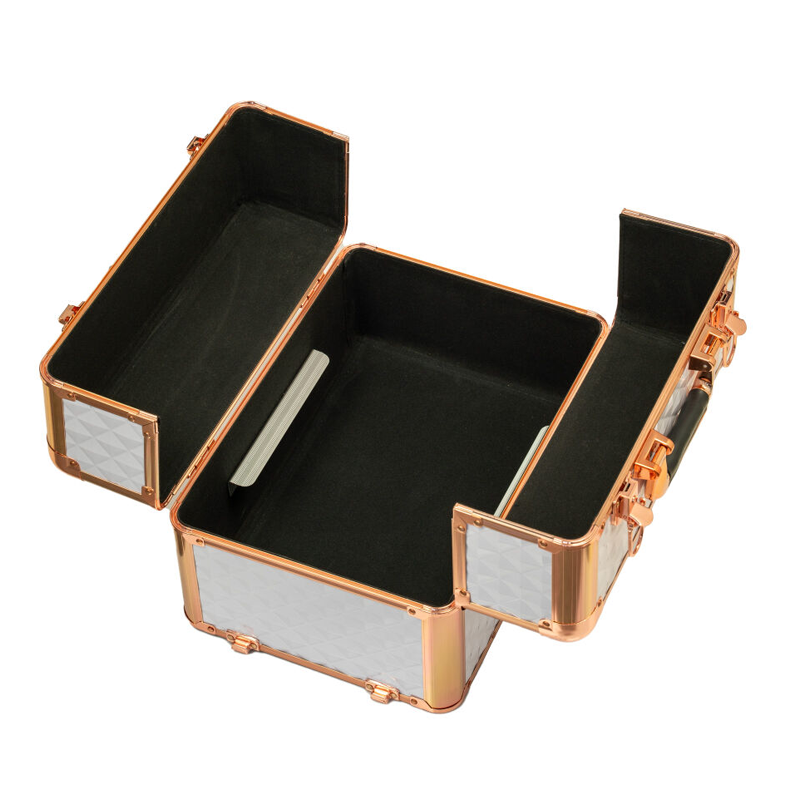 KOSMETICKÝ KUFR XXL - ROSE GOLD, EXCELLENT PRO