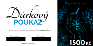 ELEKTRONICKÝ POUKAZ NA NÁKUP ZBOŽÍ 1500 Kč
