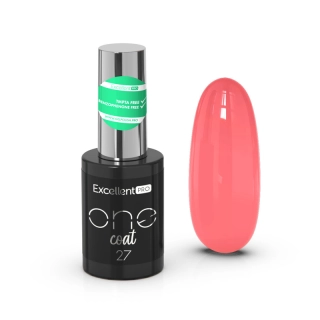 Gel lak One Coat 27 – neonově růžový 11g