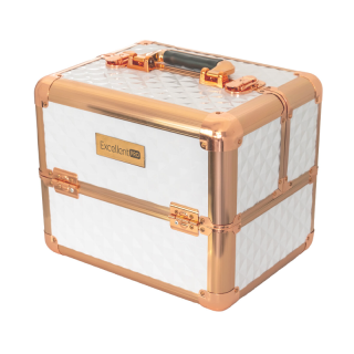 KOSMETICKÝ KUFR XL - ROSE GOLD, EXCELLENT PRO