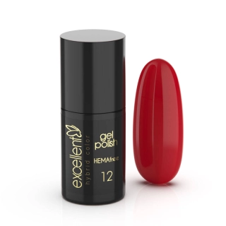 Gel lak 12 – světle červený 5ml