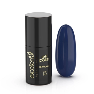 Gel lak 15 – tmavě modrý 5ml