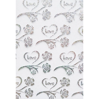 TRANSFER FÓLIE SILVER LOVE -1,1M 