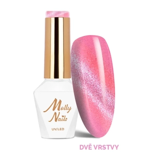 Gel lak Cat Eye Crystal Water 265 – světle růžový 8g